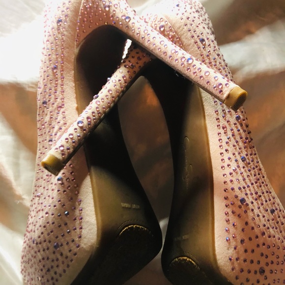 Jessica Simpson Rhinestone Heels - Picture 6 of 7